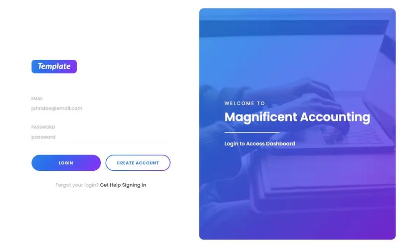 Free Light Sign In Screen