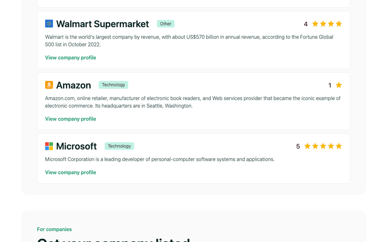 Review Website Template