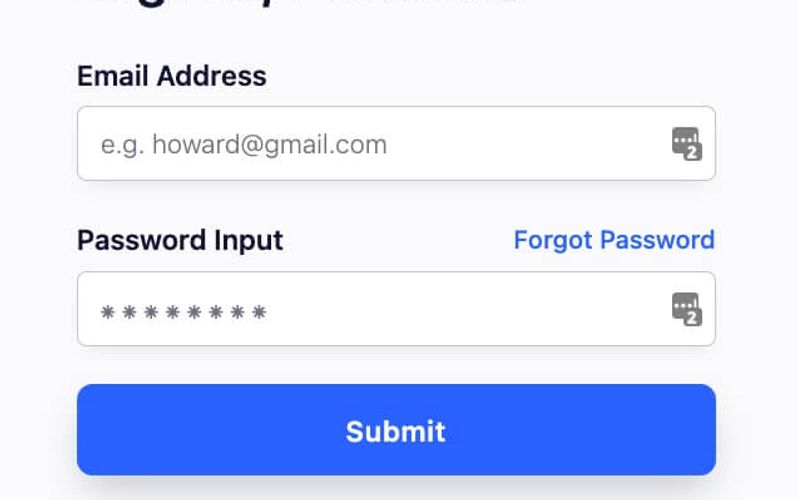 Login With Password