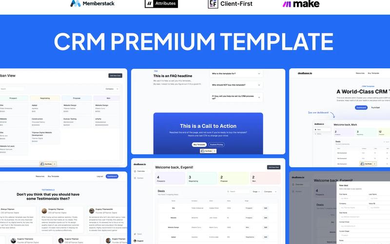 Plantilla CRM Premium