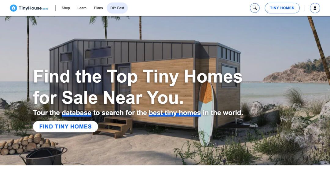 TinyHouse.com screenshot