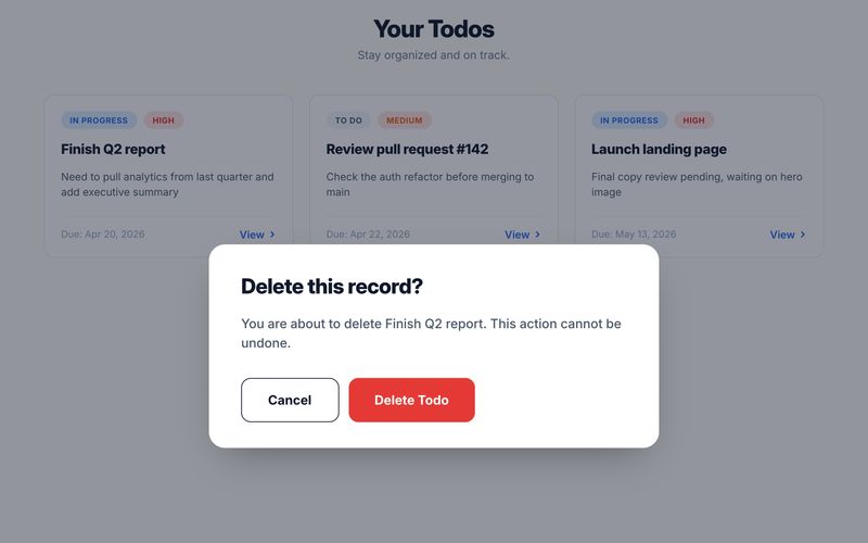 Delete Data Table Records