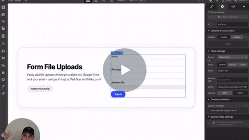 #38 - Champ de téléchargement de fichiers