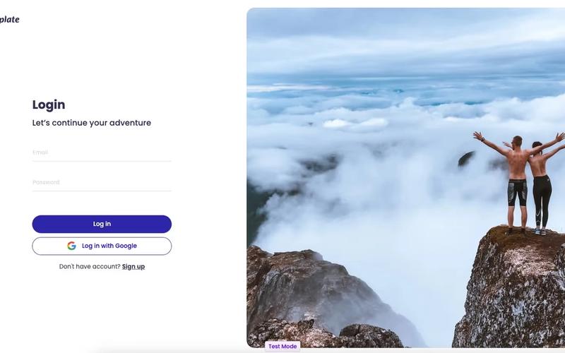 Login Form With Large Image