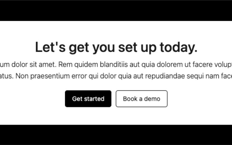 Contrast Section CTA