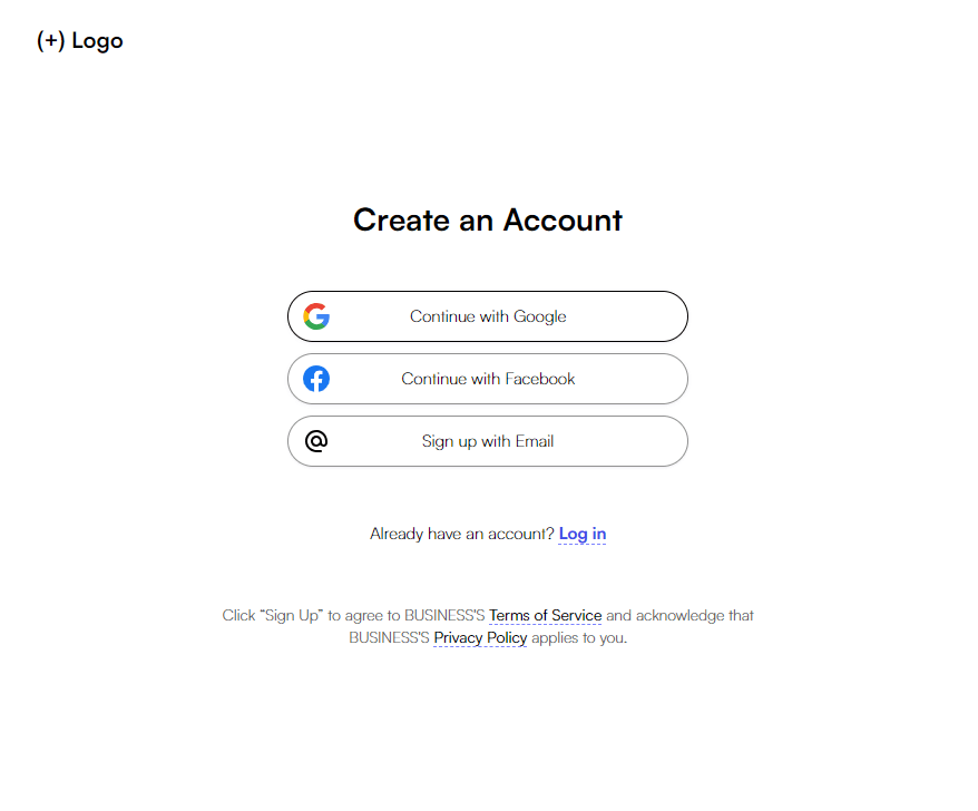 New Account Form Inspired by Medium