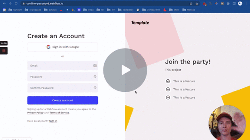#46 - Confirmer le mot de passe