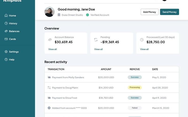 Finance Dashboard