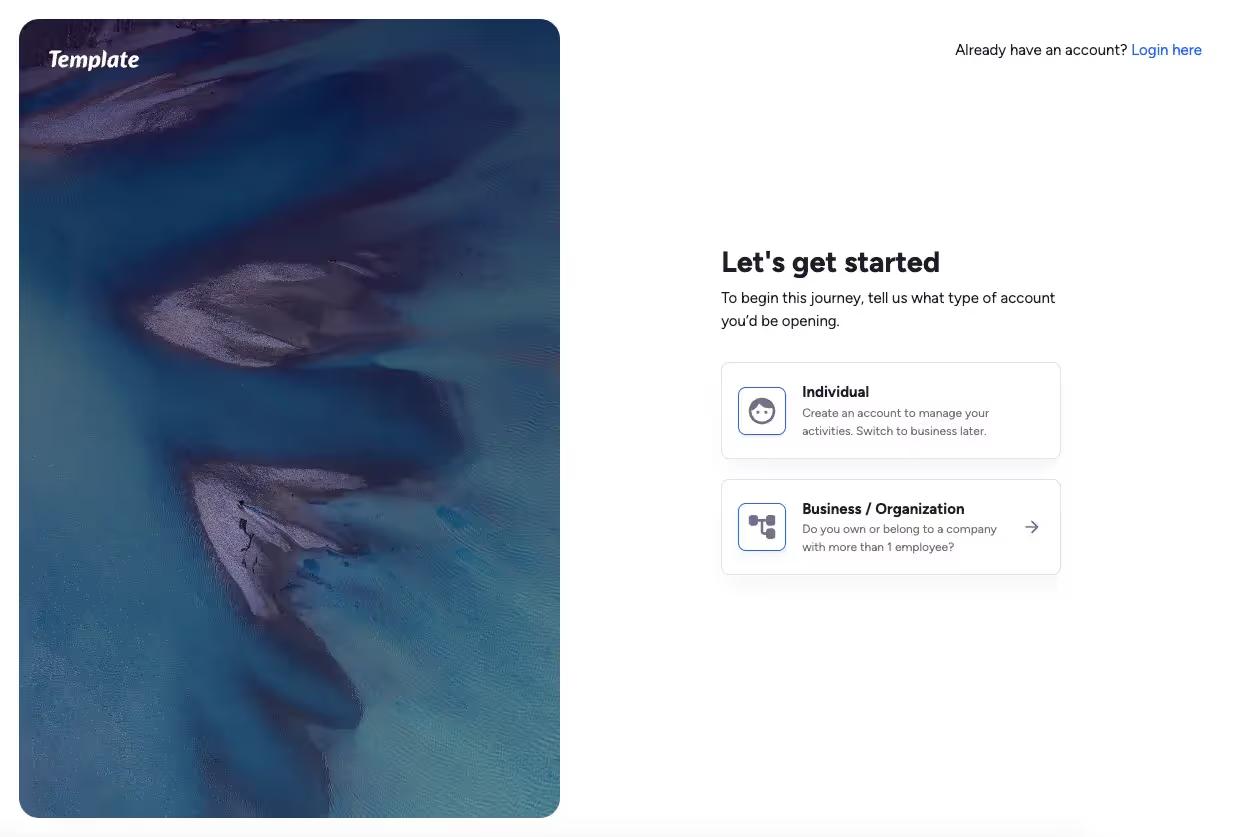 User Onboarding Choices