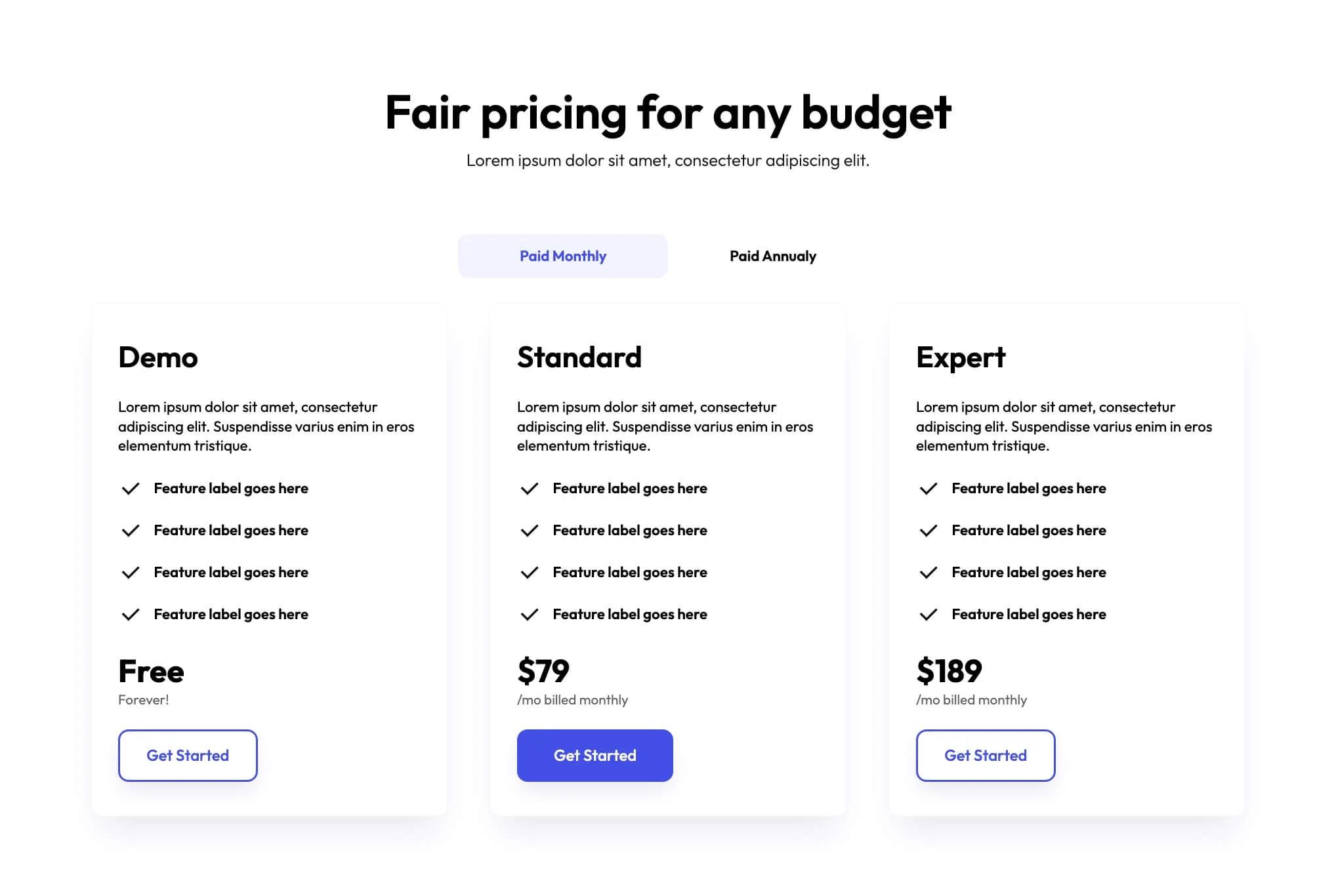 Pricing Table 1 #11
