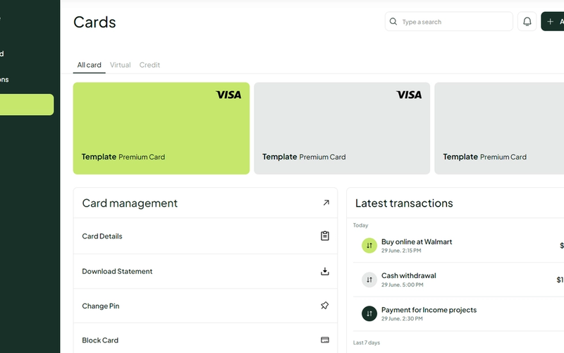 Banking Dashboard