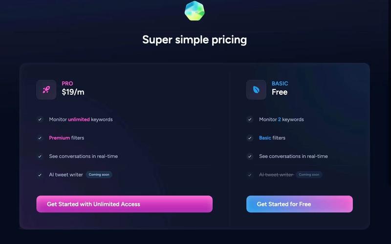Free Pricing Table