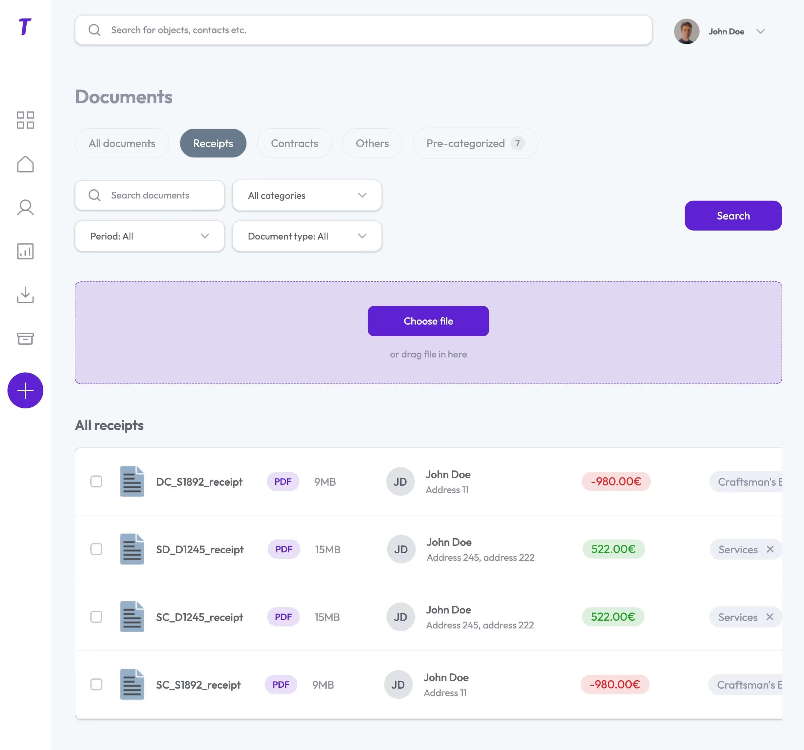 Doc Management Dashboard