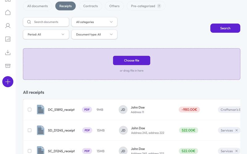 Doc Management Dashboard