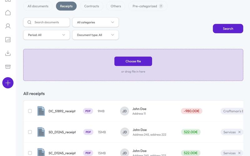 Doc Management Dashboard