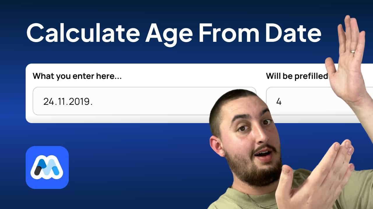#119 - Age Calculator From Date Input
