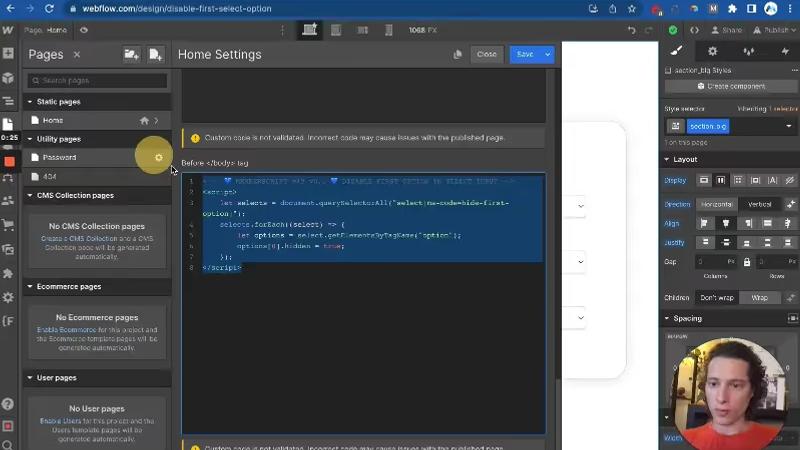 #49 - Désactiver la première option d'une entrée de sélection