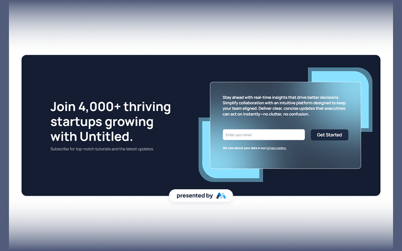 AeroKit UI CTA06 Leaf Shape