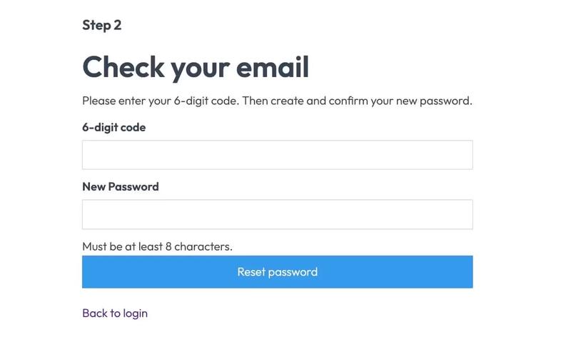 Unstyled Forgot Password - 2