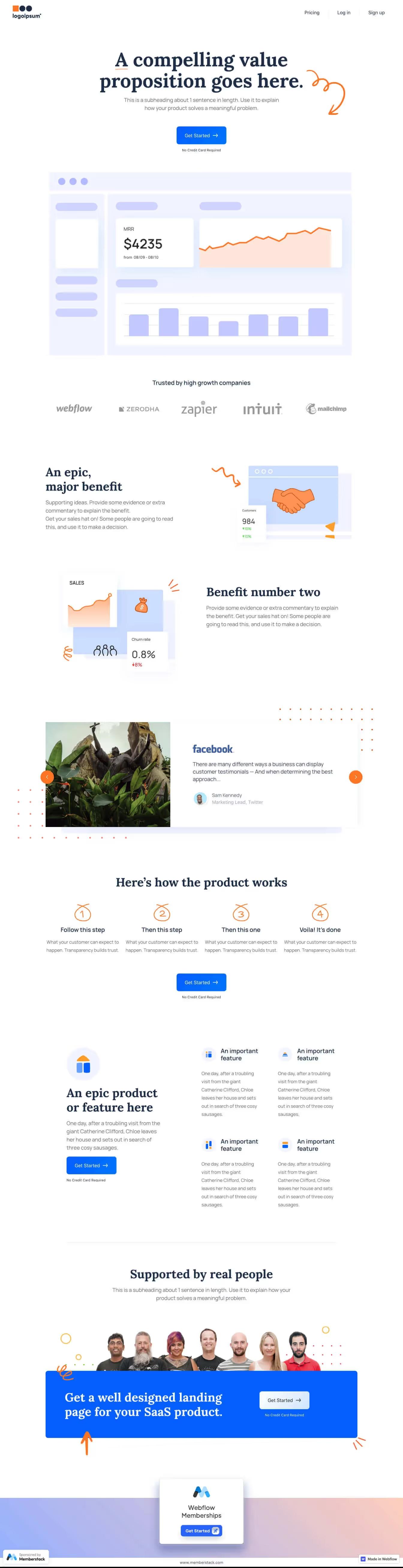 SaaS Landing Page