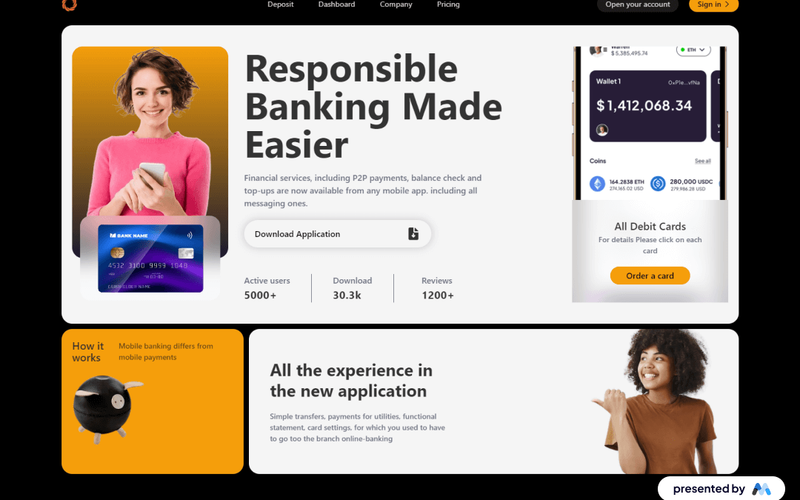 QuickBank Dashboard