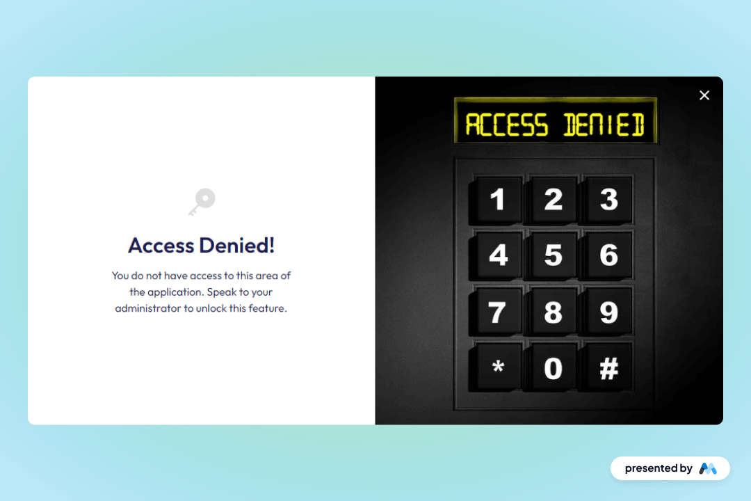 Denied Access Alert
