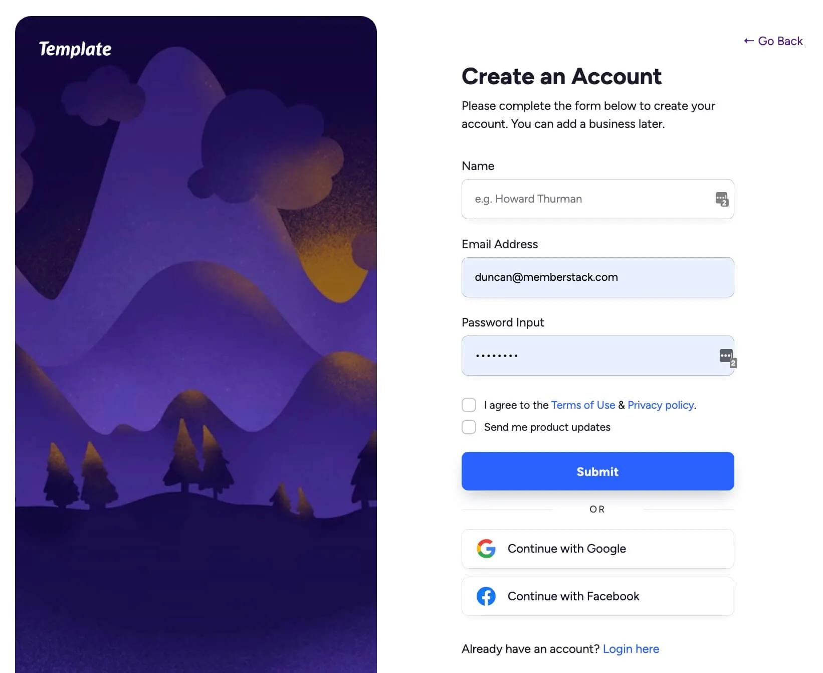 Individual Signup