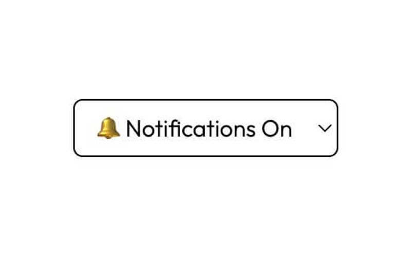 Comment Notification Selector
