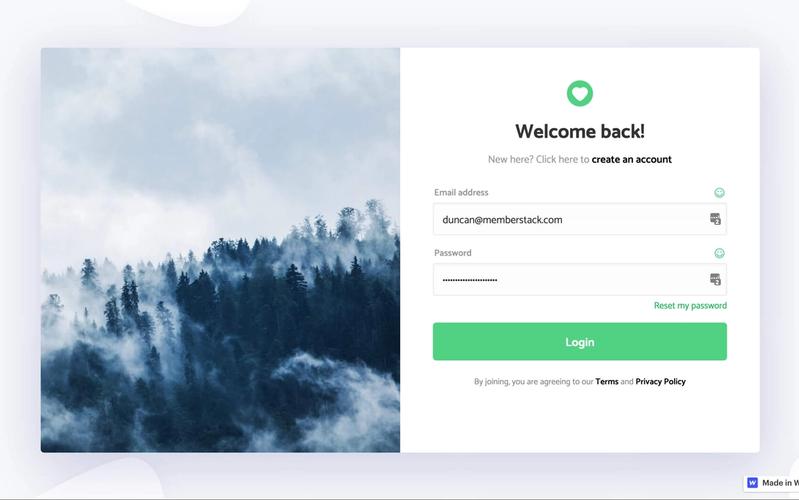 Login w/ Slider