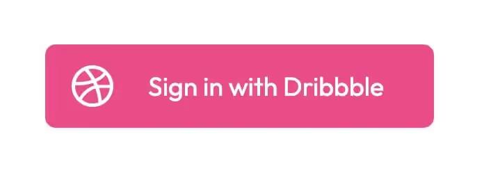 Continue with Dribbble