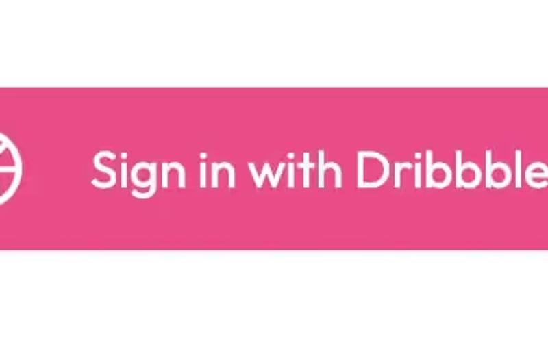 Continue with Dribbble