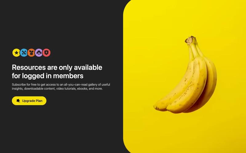 Yellow Access Denied Page W/ Background Video