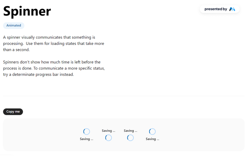 Microsoft Fluent Spinner