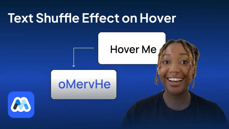 #163 - Text Shuffle On Hover