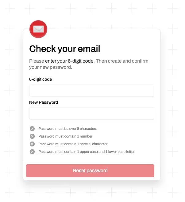 Red Reset Password