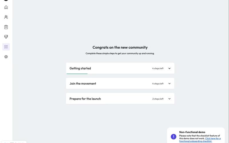 Dashboard Welcome Layout