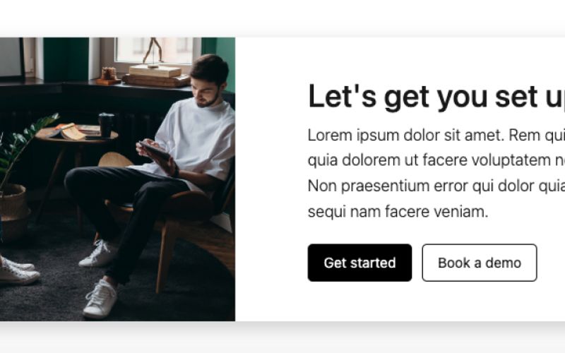 Half Image CTA Section