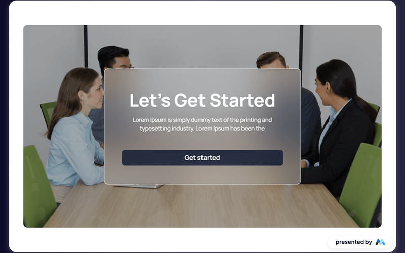 Aerokit UI CTA01 glassy