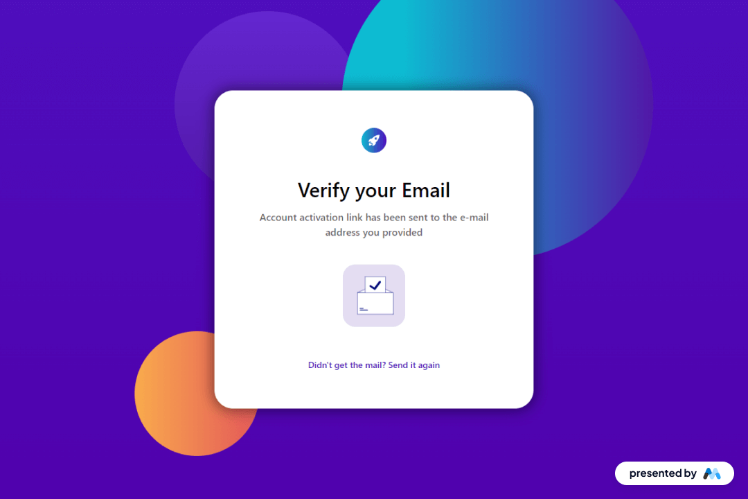 Colorful Email Verification