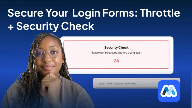 #167 - Login Form Throttle With Security Check