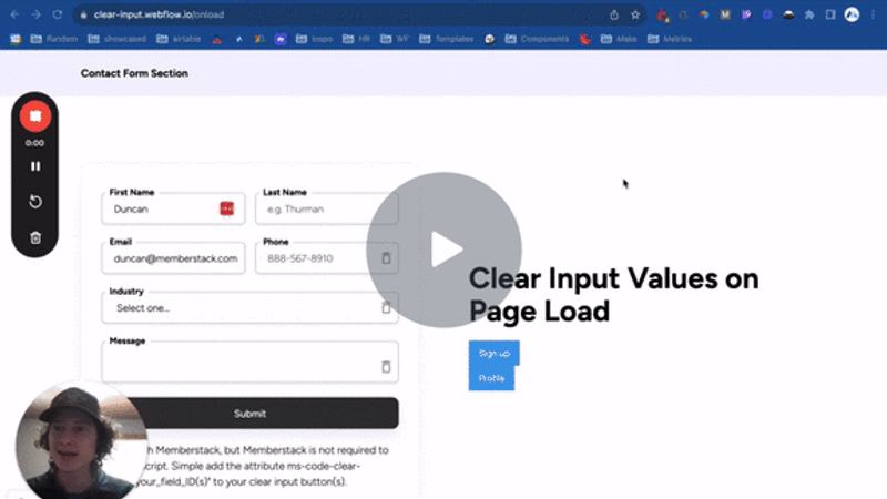 #84 - Effacer les entrées en charge