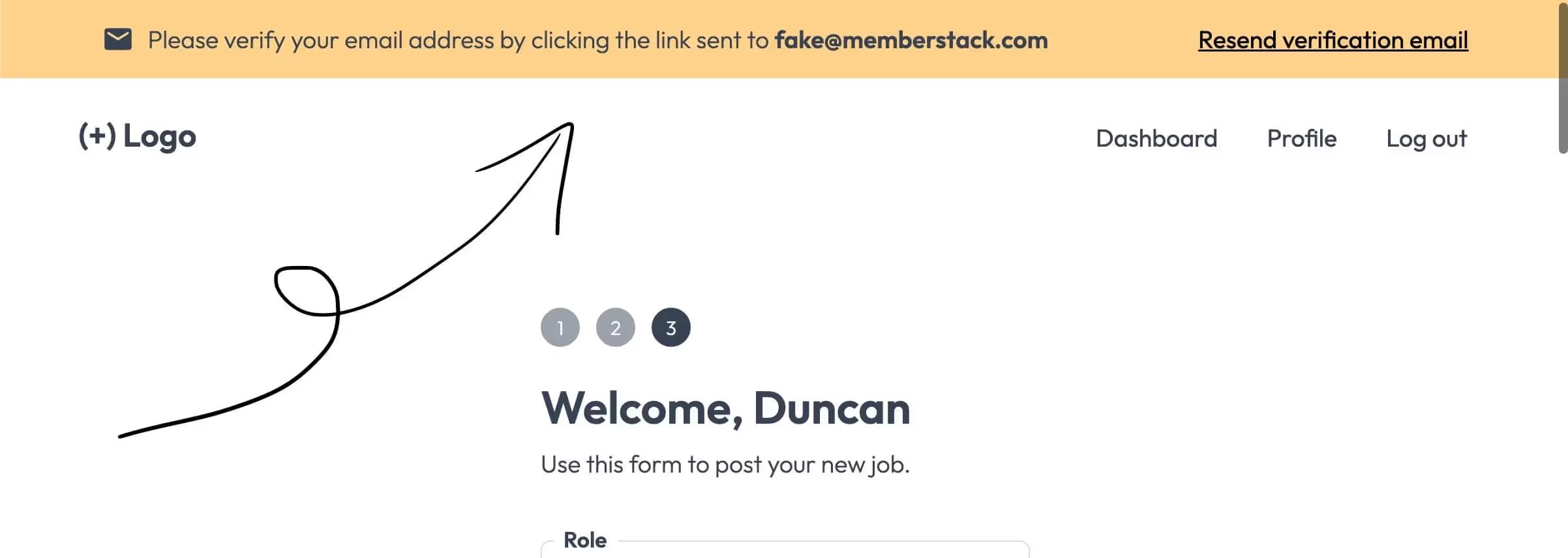 Email Verification Banner