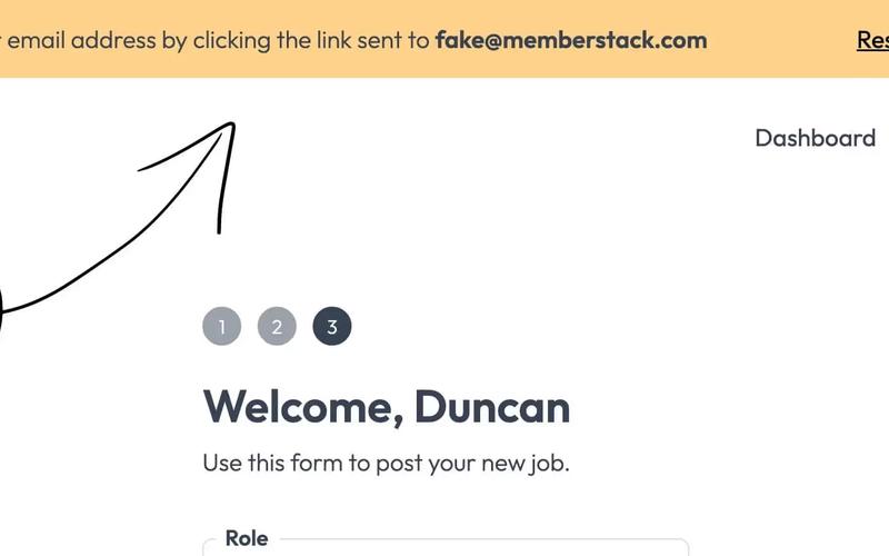 Email Verification Banner