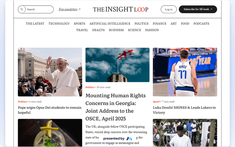 Insight Loop UI Kit Latest Page