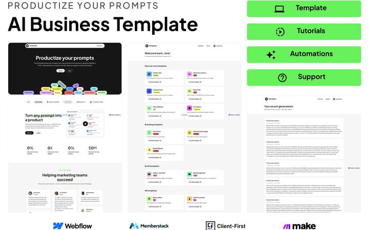 Premium AI Business Template
