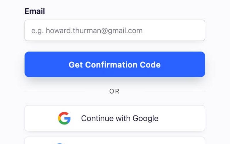 Passwordless Login + Social Login