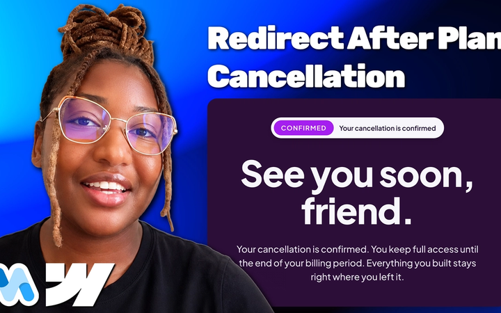 #251 - Redirect After Plan Cancellation