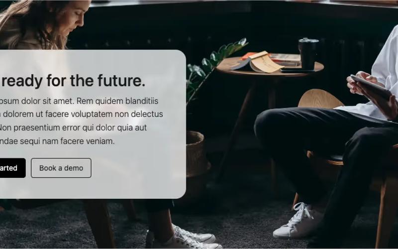 Background Blur Modal CTA