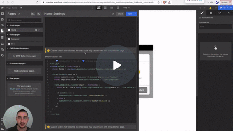 #22 - Désactiver le bouton Soumettre jusqu'à ce que les champs requis soient remplis