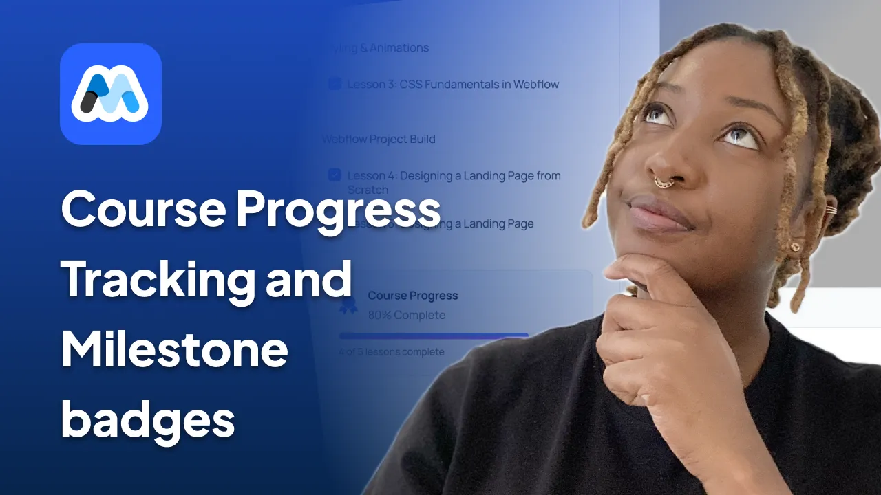 #185 - Course Progress and  Milestone Badge